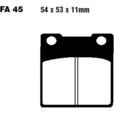 Brake pad semi - sinter v EBC fa045V for: Honda CB, CM