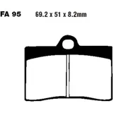 Brake pads semi - sint v EBC fa095V for: Ducati Supersport, Monster, 916