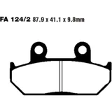 Bremsklotz Semi - Sinter V EBC passend für: Honda GL, NX, VT, XL, Cagiva Elefant, Canyon