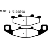 Bremsklotz Semi - Sinter V EBC passend für: Kawasaki ZZR, ZR, KLE