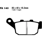 Bremsklotz Semi - Sinter V EBC passend für: Honda NC, CB, CBR, Triumph Tiger, Bonneville, Daytona
