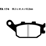 Bremsklotz Semi - Sinter V EBC passend für: Honda CB, CBF, CBR, Kawasaki Z, Vulcan, KLE