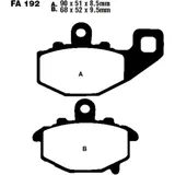Bremsklotz Semi - Sinter V EBC passend für: Kawasaki Z, ZX - 6R, ER - 6F