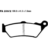 Bremsklotz Semi - Sinter V EBC passend für: BMW R, F (650, 850, 800, 750, 700, 900), K, G