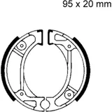 Brake shoes inc springs EBC altn 7860711 for: Honda CRF, XR, NSS, Kymco DJ, ZX, CX
