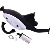 Silencer SITO plus for: Gilera Runner, Stalker, Piaggio Zip, NRG