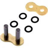 DID Gold/Black Solid Rivet Chain 525VX3 für Rennsport