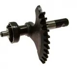Kick start shaft and gear
