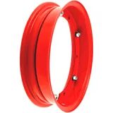 Felge Zweiteilig rot 2. 1 X 10 passend für: Vespa PX, PK, V, N