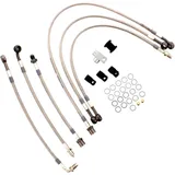 Bremsschlauch Stahlflex Kit anthrazit 6-teilig 7570123