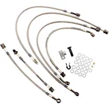 Stahlflex Bremsschlauch Kit anthrazit 6-teilig