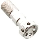 Hohlschraube M10 x 1 doppelt Alu Racing silber