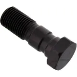 Hohlschraube doppelt 7/16-24 für Motorräder Alu schwarz