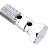Banjo Bolt Double 7/16-24 Aluminium Chrome