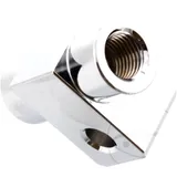 2-Wege Verteiler geschraubt gerader TYP831 3/8 UNF verchromt