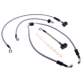 5-piece Steel Braided Brake Hose Set