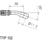 Ringfitting Vario HD TYP102 11.2 mm 20° silber