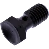 BANJO BOLT SINGLE M10X1.5 IN BLACK for motorcycles