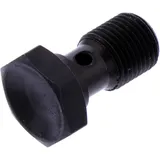 Banjo Bolt in Black for Motorcycles