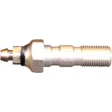 Hohlschraube doppelt M10x1 Aluminium silber mit Entlüfternippel