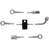 Bremsschlauch Stahlflex Kit Anschluss silber 4 - teilig passend für: BMW K