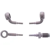 Bremsschlauch Stahlflex Kit Anschluss silber 2 - teilig passend für: BMW K