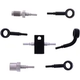 Bremsschlauch Stahlflex Kit Anschluss schwarz 4 - teilig passend für: BMW K