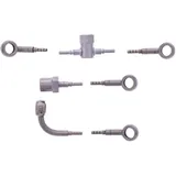 Bremsschlauch Stahlflex Kit Anschluss silber 4 - teilig passend für: BMW R 7576033