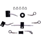 Bremsschlauch Stahlflex Kit Anschluss silber 4-teilig 1178831