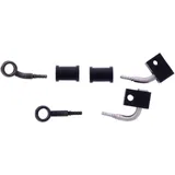 Bremsschlauch Stahlflex Kit Anschluss schwarz 2 - teilig passend für: Honda CB