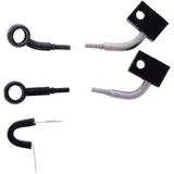 Bremsschlauch Stahlflex Kit Anschluss schwarz 2 - teilig passend für: Honda CBF