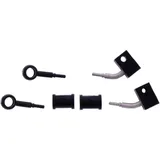 Bremsschlauch Stahlflex Kit Anschluss schwarz 2 - teilig passend für: Honda CBF 7576060