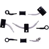 Bremsschlauch Stahlflex Kit Anschluss schwarz 4 - teilig passend für: Honda CBR