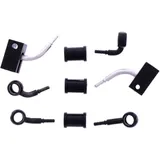 Bremsschlauch Stahlflex Kit Anschluss schwarz 3 - teilig passend für: Honda CBR