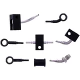 Bremsschlauch Stahlflex Kit Anschluss schwarz 4 - teilig passend für: Honda CBR 7576077