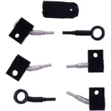 Bremsschlauch Stahlflex Kit Anschluss schwarz 3 - teilig passend für: Honda CBR 7576082