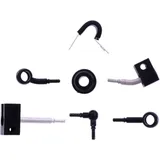 Bremsschlauch Stahlflex Kit Anschluss schwarz 3 - teilig passend für: Honda MSX
