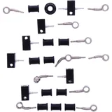 Bremsschlauch Stahlflex Kit Anschluss silber 9 - teilig passend für: Honda VFR