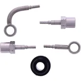 Bremsschlauch Stahlflex Kit Anschluss silber 2 - teilig passend für: Kawasaki ER - 6N