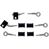 Bremsschlauch Stahlflex Kit Anschluss silber 3 - teilig passend für: Kawasaki Z