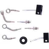 Bremsschlauch Stahlflex Kit Anschluss silber 4 - teilig passend für: Kawasaki Z