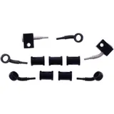 Bremsschlauch Stahlflex Kit Anschluss schwarz 3 - teilig passend für: Kawasaki Z 7576111