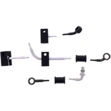 Bremsschlauch Stahlflex Kit Anschluss schwarz 4-teilig 1178897