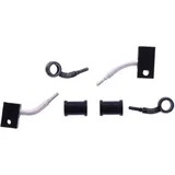 Bremsschlauch Stahlflex Kit Anschluss schwarz 2 - teilig passend für: Kawasaki ZX - 10R