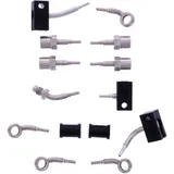 Bremsschlauch Stahlflex Kit Anschluss silber 6 - teilig passend für: Kawasaki ZZR