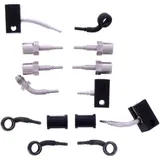 Bremsschlauch Stahlflex Kit Anschluss schwarz 6 - teilig passend für: Kawasaki ZZR