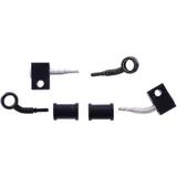 Stahlflex Bremsschlauch Kit 2-teilig schwarz für Motorräder
