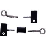 BRAIDED STEEL BRAKE HOSE KIT 6150