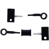 Bremsschlauch Stahlflex Kit mit schwarzen Anschlüssen 2-teilig 7576152