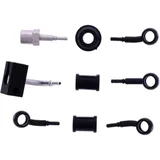 Bremsschlauch Stahlflex Kit 3-teilig schwarz